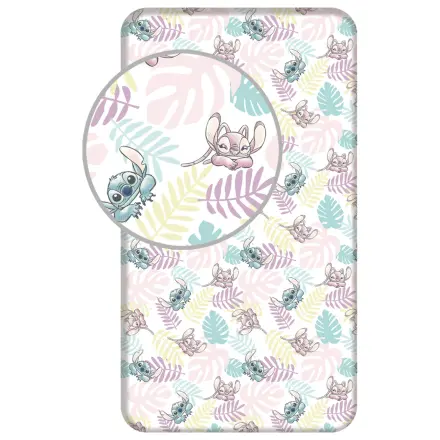 Stitch Leaves Spannbettlaken 90x200 cm Produktfoto