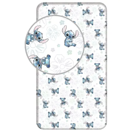 Stitch Ohana White Spannbettlaken 90x200 cm Produktfoto