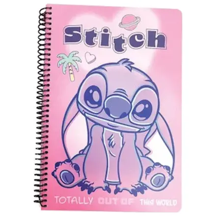 Stitch Palm B/5 liniertes Spiralnotizbuch 70 Blatt Produktfoto
