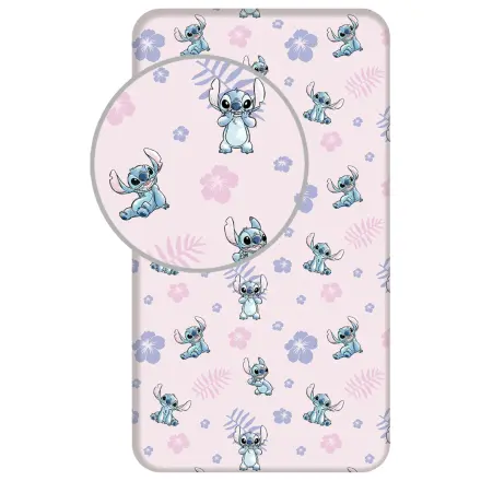 Stitch Pink Spannbetttuch 90x200 cm Produktfoto