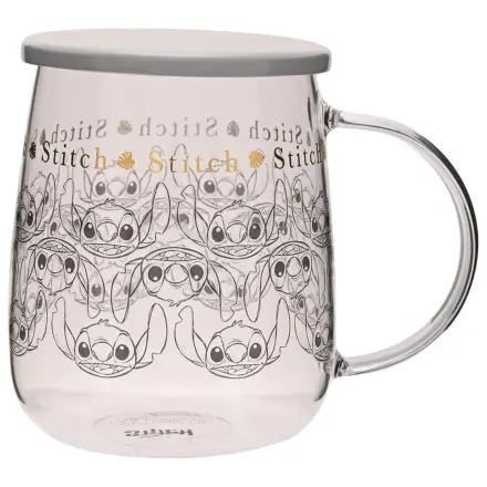 Stitch Glas Becher mit Deckel 532 ml Produktfoto