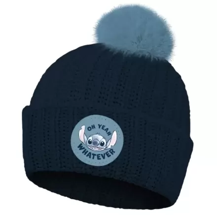 Stitch Pompom Strick-Beanie 56/58 cm Produktfoto