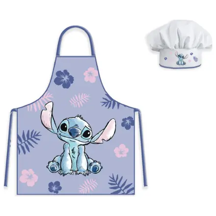 Stitch Lila Kinder Schürze 2-teiliges Set Produktfoto