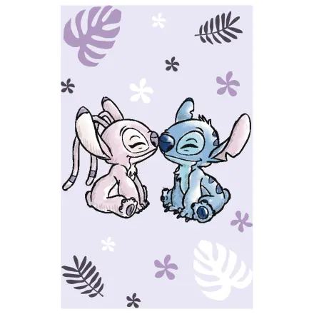 Stitch Lila Fleece Decke Produktfoto