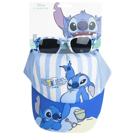 Stitch Sand Sonnenbrille und Baseballkappe Set Produktfoto