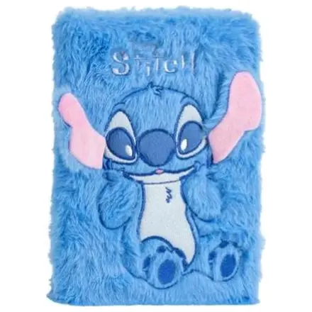 Stitch Smiley Premium Pelz Notizbuch Größe A5 Produktfoto