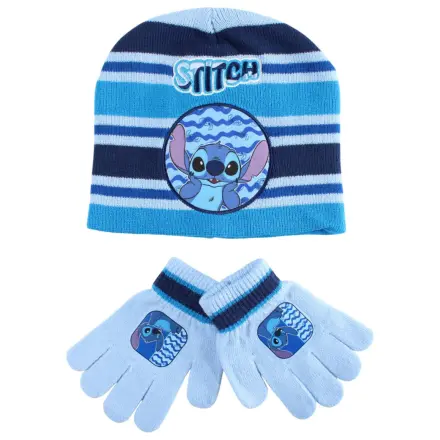 Stitch Waves Kinder Mütze und Handschuhe Set Produktfoto