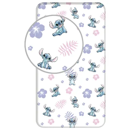 Stitch White Spannbetttuch 90x200 cm Produktfoto