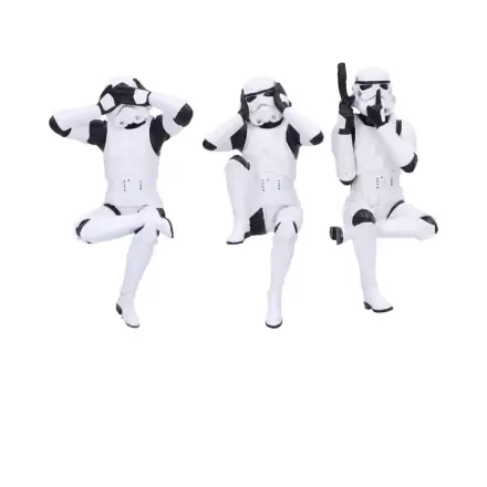 Stormtrooper Figuren Three Wise Sitting Stormtroopers 11 cm termékfotója