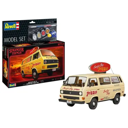 Stranger Things Modellbausatz Set 1/25 VW T3 Bus Surfer Boy (Aqua Color) 19 cm Produktfoto