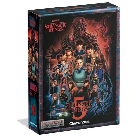 Stranger Things 5 Puzzle 1000 Teile Produktfoto
