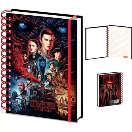 Stranger Things A5 Notizbuch Produktfoto