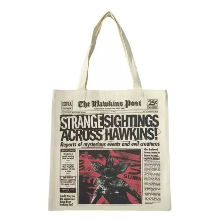 Stranger Things Tragetasche Zeitungsdesign Produktfoto