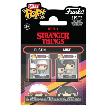 Stranger Things Bitty Funko POP! Vinyl Figur 2er-Pack Dustin & Mike Produktfoto