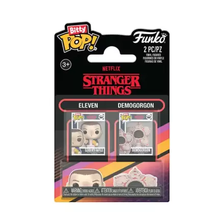 Stranger Things Bitty Funko POP! Vinyl Figur 2er-Pack Eleven&Demogorgon Produktfoto