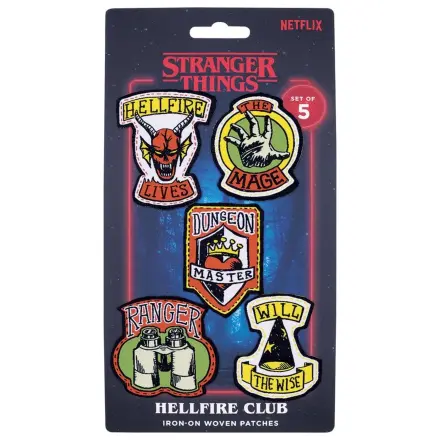 Stranger Things Stoffaufnäher 5er-Pack Produktfoto