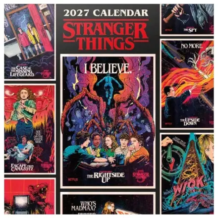 Stranger Things Wandkalender 2027 30 x 30 cm Produktfoto