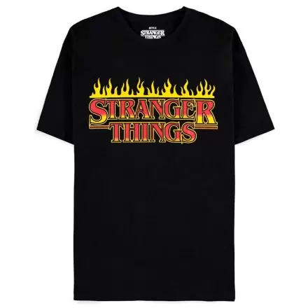 Stranger Things Fire Logo T-shirt termékfotója