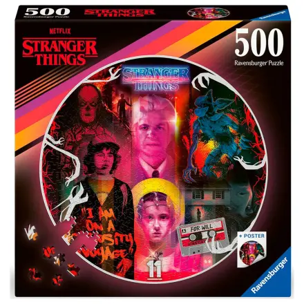 Stranger Things Rund-Puzzle Friends Don't Lie (500 Teile) Produktfoto