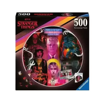 Stranger Things Rund-Puzzle Friends Don't Lie (500 Teile) termékfotója