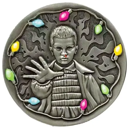Stranger Things Sammlermünze 10. Jubiläum Eleven Limitierte Auflage Produktfoto