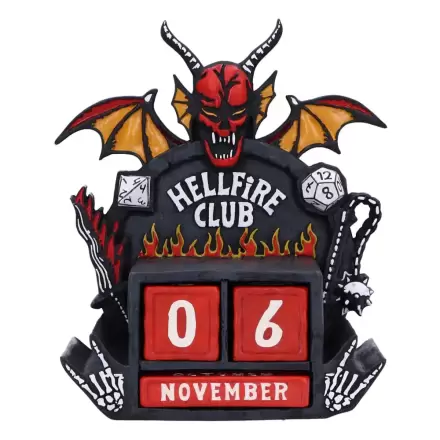 Stranger Things Ewiger Kalender Hellfire Club 15 cm Produktfoto