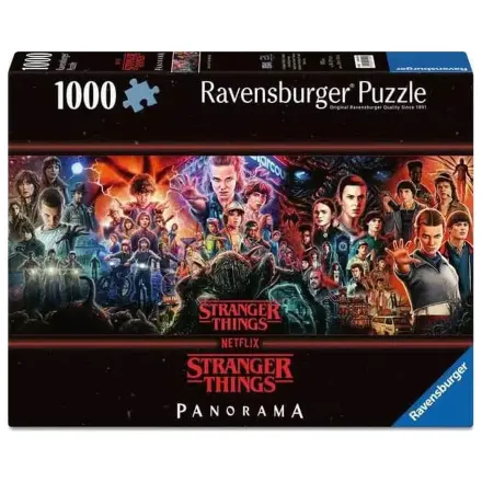 Stranger Things Panorama Puzzle 1000 Teile Produktfoto