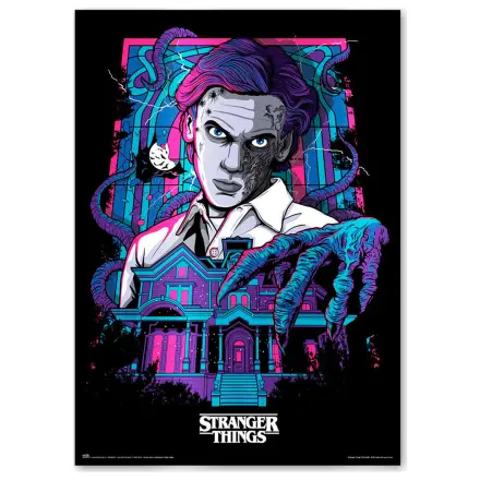 Stranger Things leuchtendes Poster Produktfoto