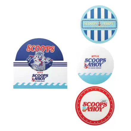 Stranger Things Scoops Ahoy Untersetzer 4er-Pack Produktfoto