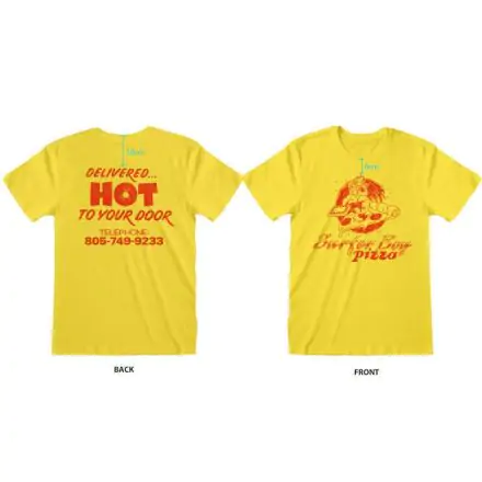 Stranger Things Surfer Boy Pizza T-shirt Produktfoto