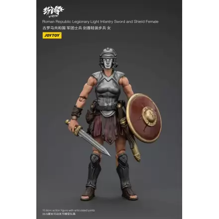 Strife Actionfigur 1/18 Roman Republic Legionary Light Infantry Sword and Shield Female 11 cm Produktfoto