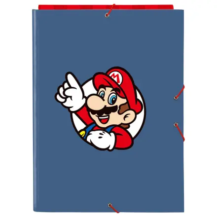 Super Mario A4 Karton Sammelmappe mit Klappen Produktfoto