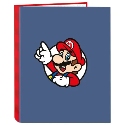 Super Mario A4 Karton 4 Ringe Ordner Produktfoto