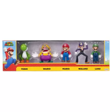 Super Mario Bros 5-er Pack Figuren 6cm termékfotója