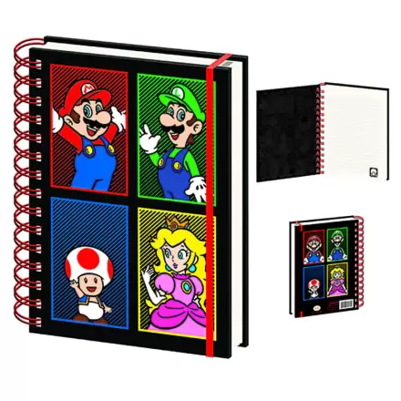 Super Mario Bros A5 Notizbuch termékfotója