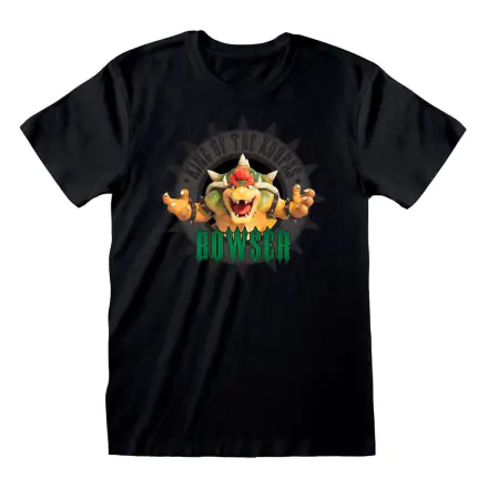 Super Mario Bros Bowser Circle Fashion T-shirt Produktfoto