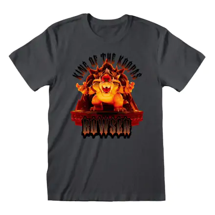 Super Mario Bros Bowser Throne Fashion T-shirt Produktfoto