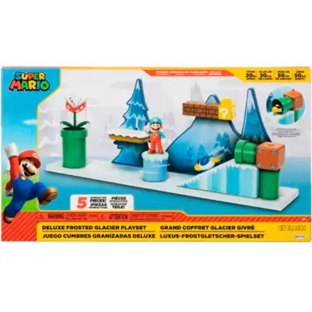 Super Mario Bros Deluxe Frosted Glacier Spielset Produktfoto