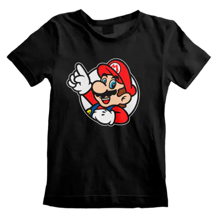 Super Mario Bros its a me Mario Kinder T-shirt Produktfoto