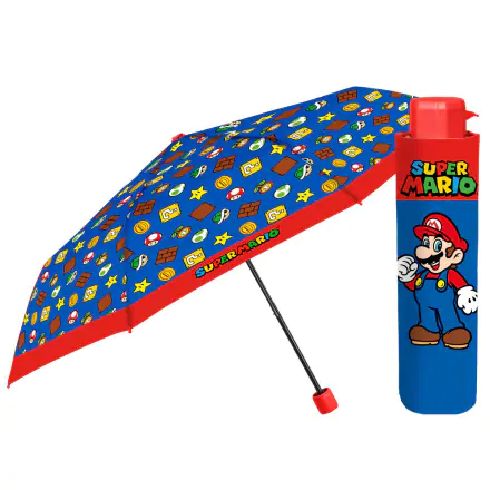 Super Mario Bros manueller Regenschirm 50cm termékfotója