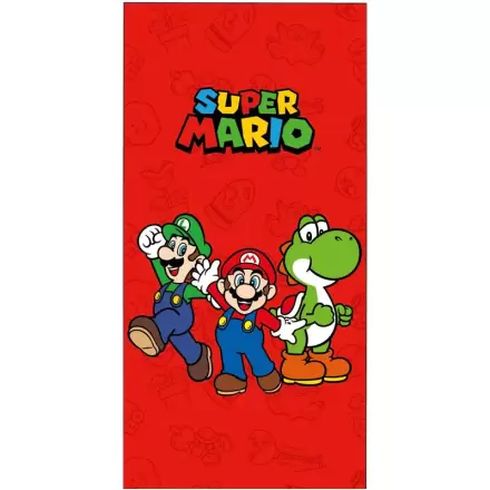 Super Mario Bros Microfaser Strandtuch Produktfoto