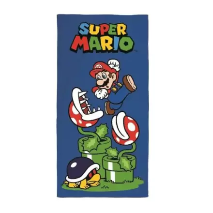 Super Mario Bros Microfaser Strandtuch Produktfoto