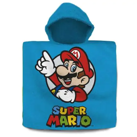Super Mario Bros Baumwolle Poncho Handtuch termékfotója