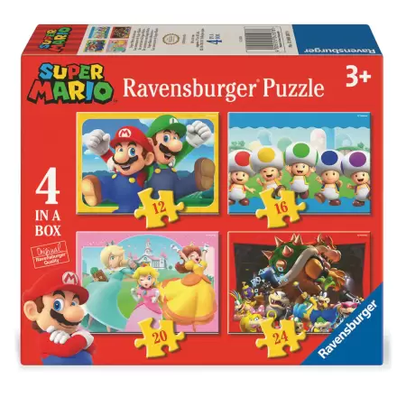 Super Mario Bros Puzzle 12-16-20-24 Teile Produktfoto