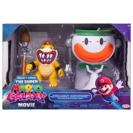 Super Mario Bros - Super Mario Galaxy Movie Bowser Jr. Clown Car Figur Produktfoto