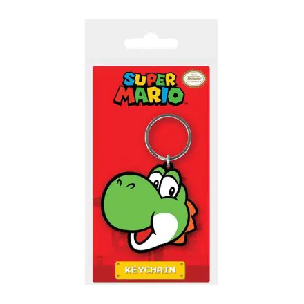 Super Mario Gummi-Schlüsselanhänger Yoshi 6 cm termékfotója