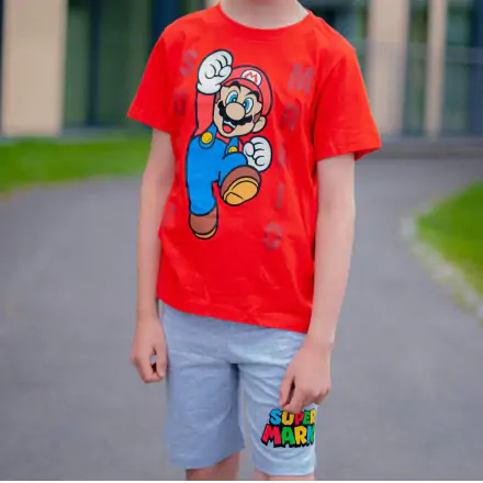 Super Mario kurzer Kinderpyjama termékfotója