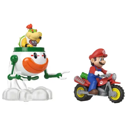 Super Mario Hot Wheels Die-Cast Fahrzeuge 2er-Pack 1/64 Mario & Bowser Jr. Produktfoto