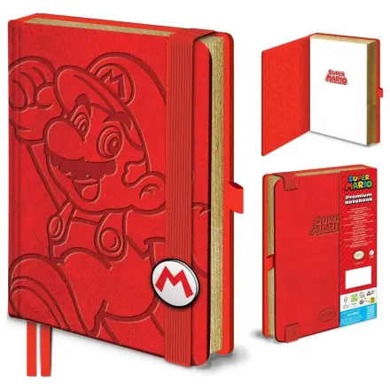 Super Mario - Mario A5 Notizbuch Produktfoto
