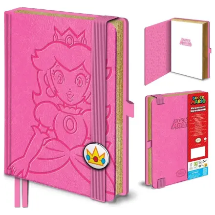 Super Mario Princess Peach A5 Notizbuch Produktfoto